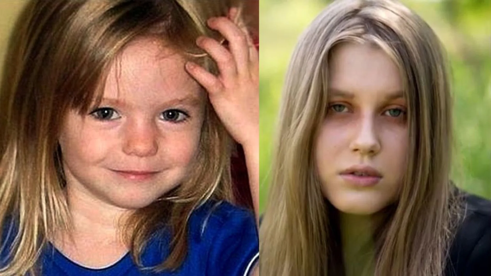 Madeleine McCann y Julia Wendell, la joven polaca que dice ser la niña desaparecida.