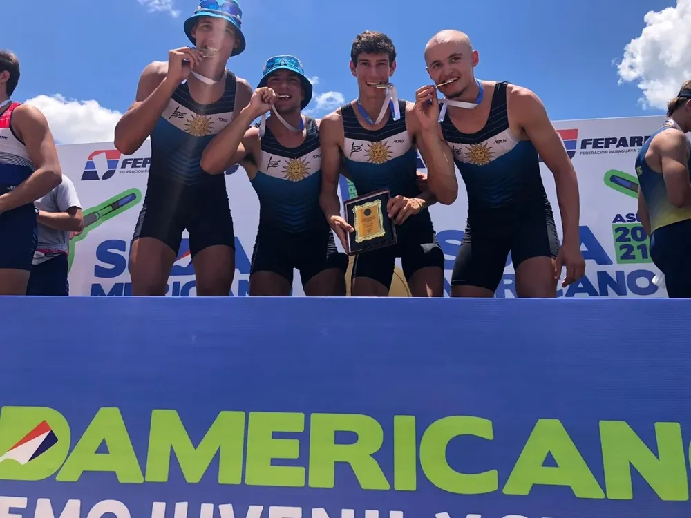 Luciano García, Joaquín Vázquez, Santiago Salgado y Bruno Scanziani