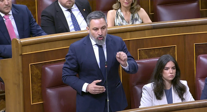 El líder de Vox, Santiago Abascal.