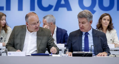 Núñez Feijóo en la reunión del Comité Ejecutivo Nacional. EFE