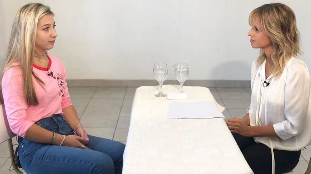 Así fue la entrevista real a Nahir Galarza en televisión desde la cárcel