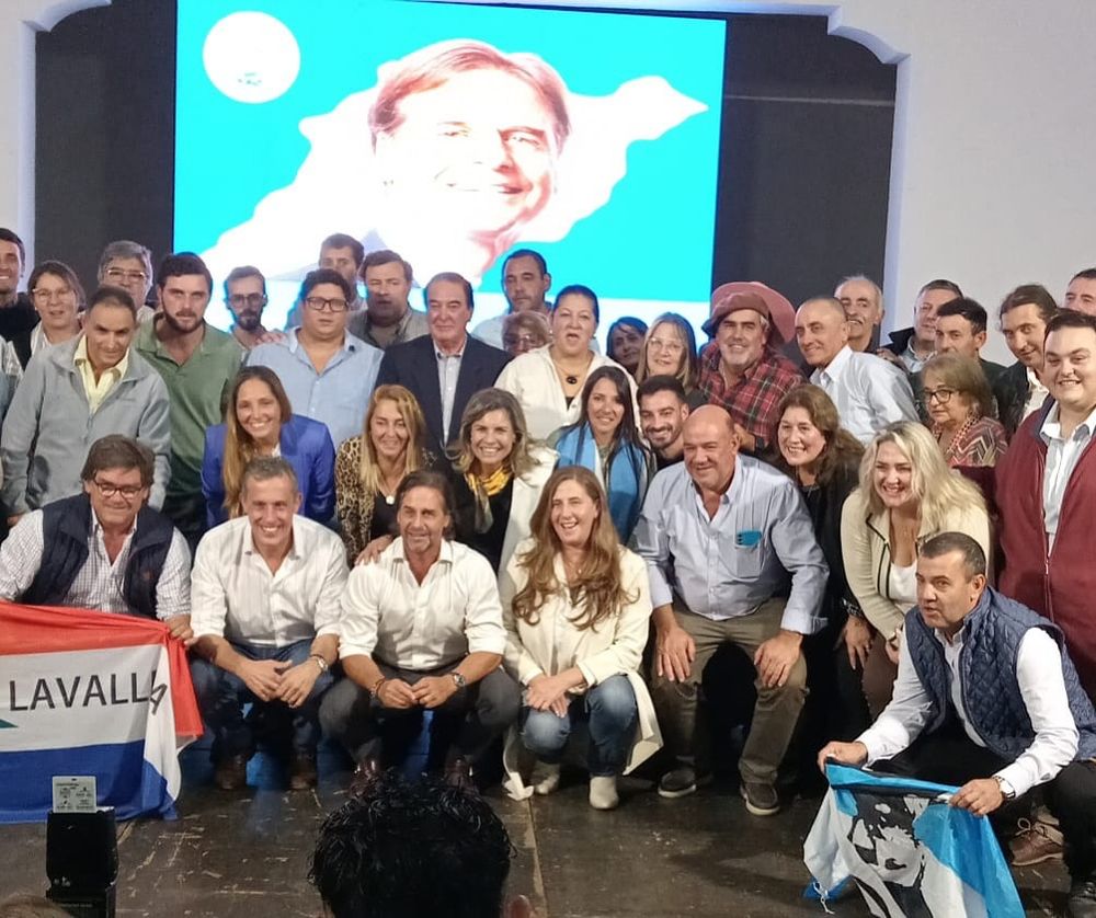 Lacalle Pou en acto en Lavalleja