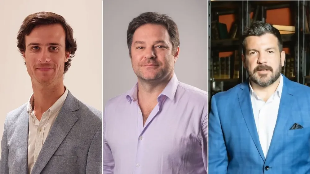 Agustín Dighiero de Pronto!, Mauricio Pargman de Quantik y Max Adoue de Hyatt Centric Montevideo