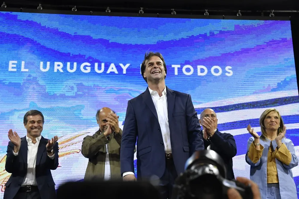Luis Lacalle Pou ganó las elecciones nacionales, el 24 de noviembre de 2019.