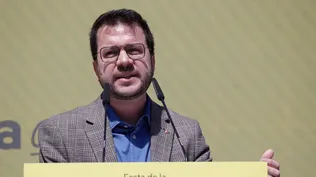 El presidente de la Generalitat de Catalunya, Pere Aragonés.