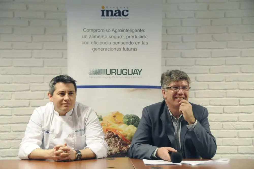 El chef Gustavo Verderosa y Gabriel Costas de INAC