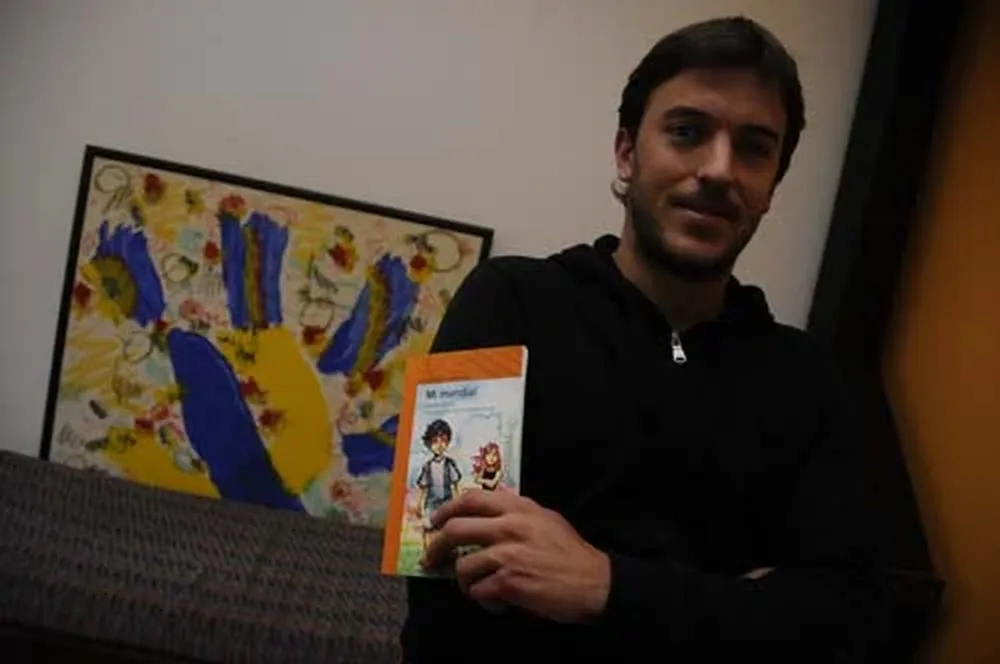 Daniel Baldi en su casa de Pocitos