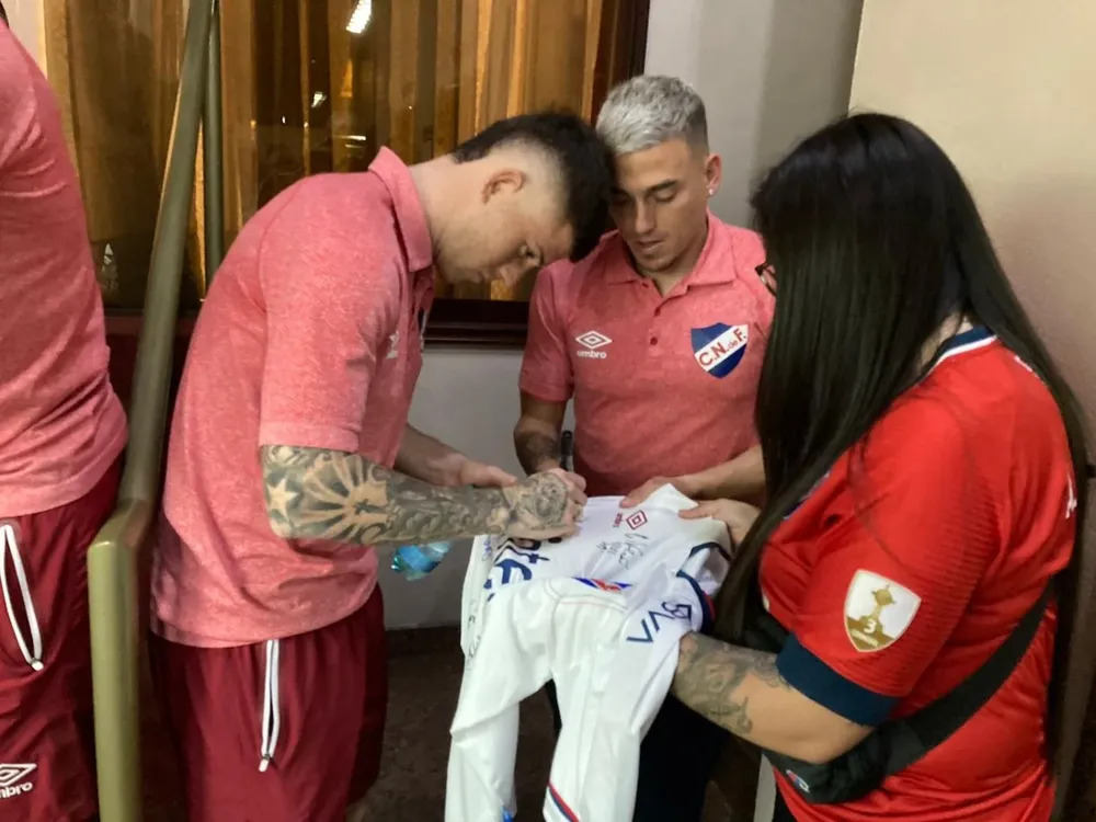 Colo Ramírez y Almeida en el hotel de Goiania