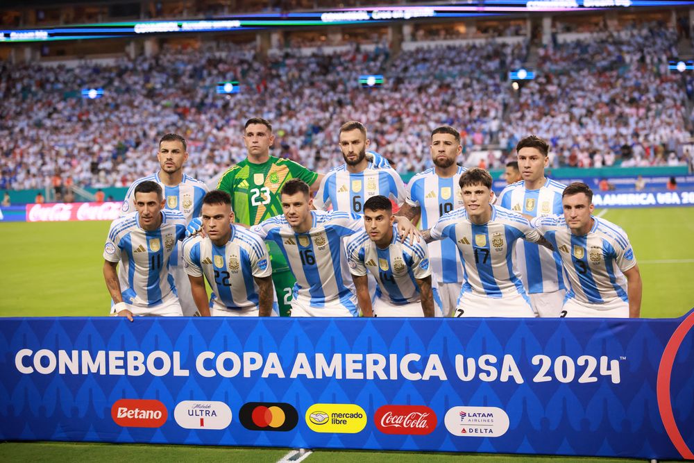 El equipo de Argentina vs Perú por la Copa América 2024