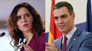 Isabel Díaz Ayuso y Pedro Sánchez