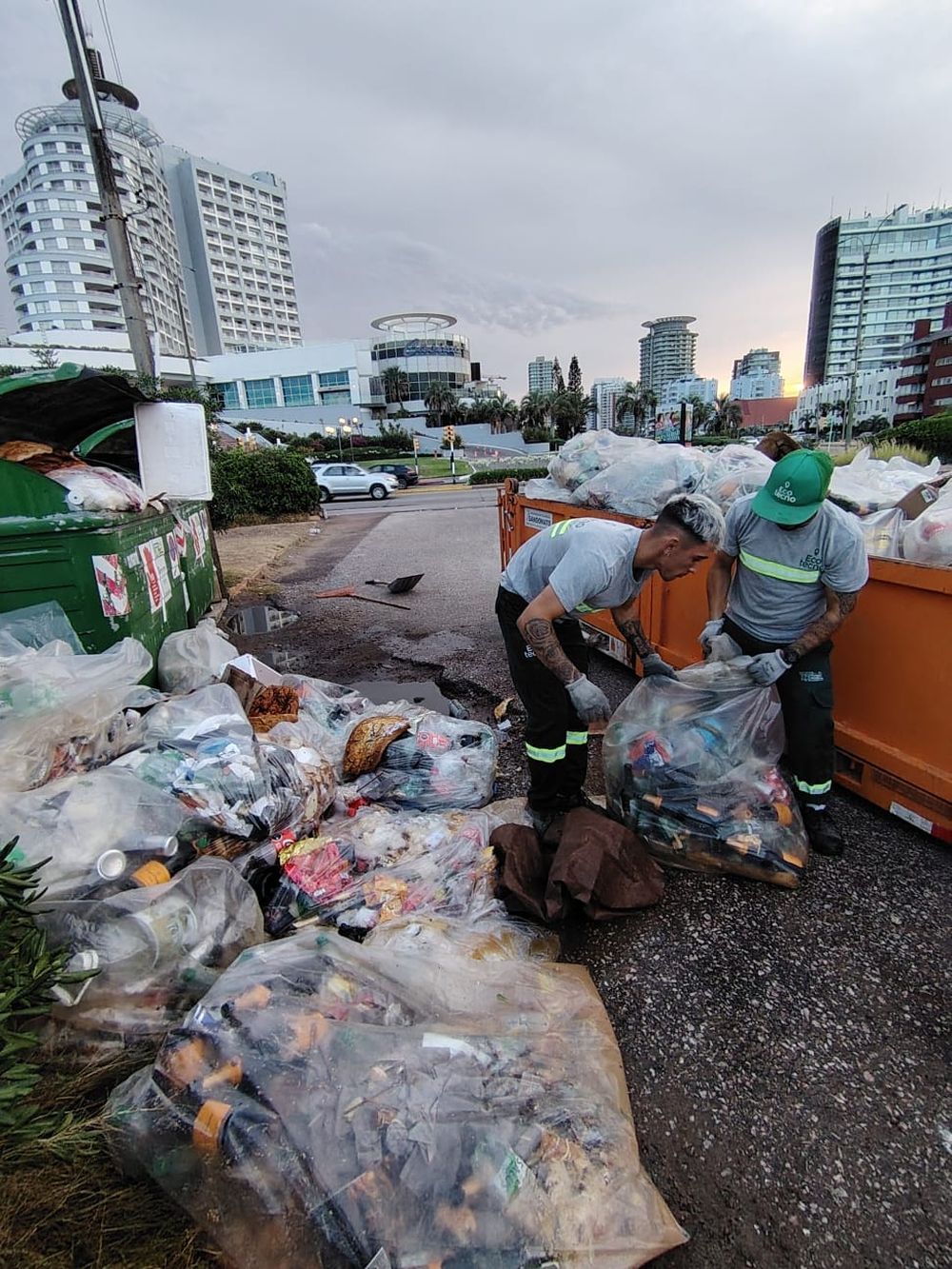 Punta del Este tras los festejos de Año Nuevo