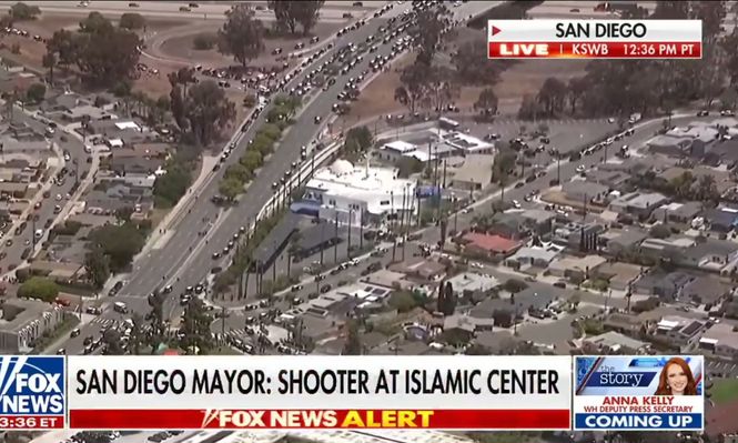 La mezquita atacada en San Diego