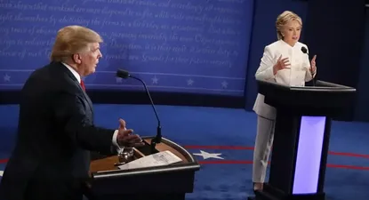 trump evito comprometerse a aceptar los resultados si pierde