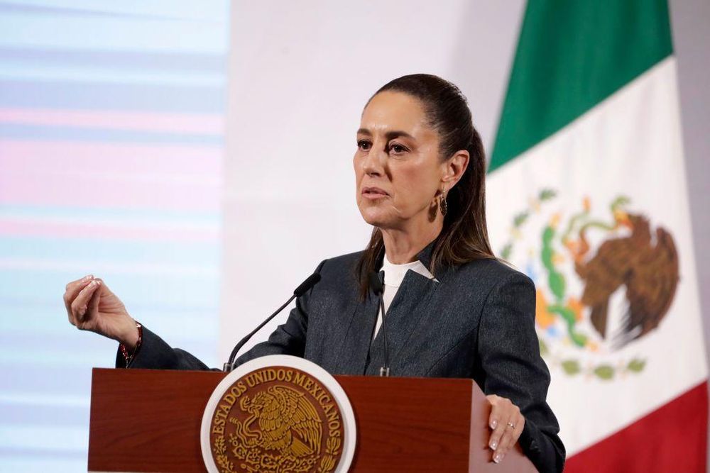 La presidenta de México, Claudia Sheinbaum, dijo que "México tiene que ser respetado".
