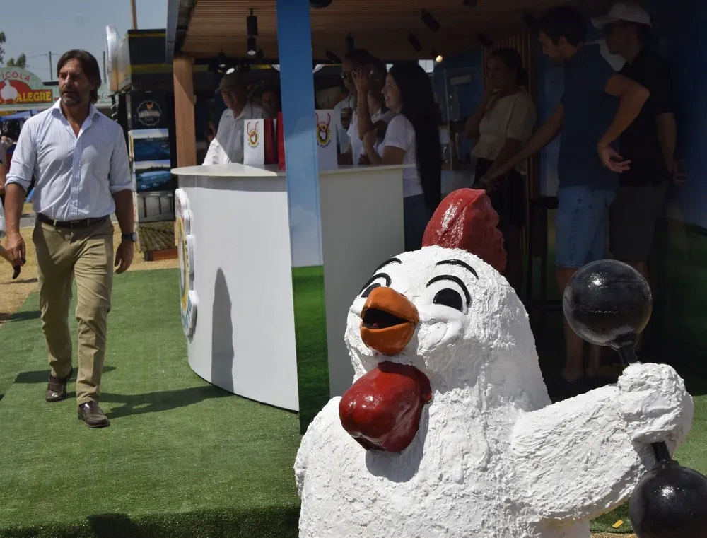 Lacalle Pou visitó San Bautista este viernes.