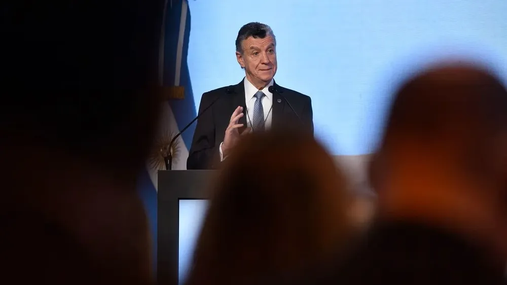 Natalio Mario Grinman, presidente de la Cámara Argentina de Comercio y Servicios (CAC), en la apertura del Council de las Américas