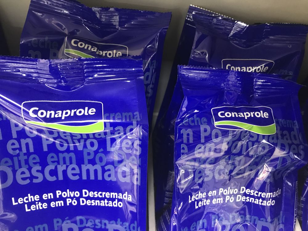 Lácteos: leche en polvo descremada con fuerte suba en el valor.