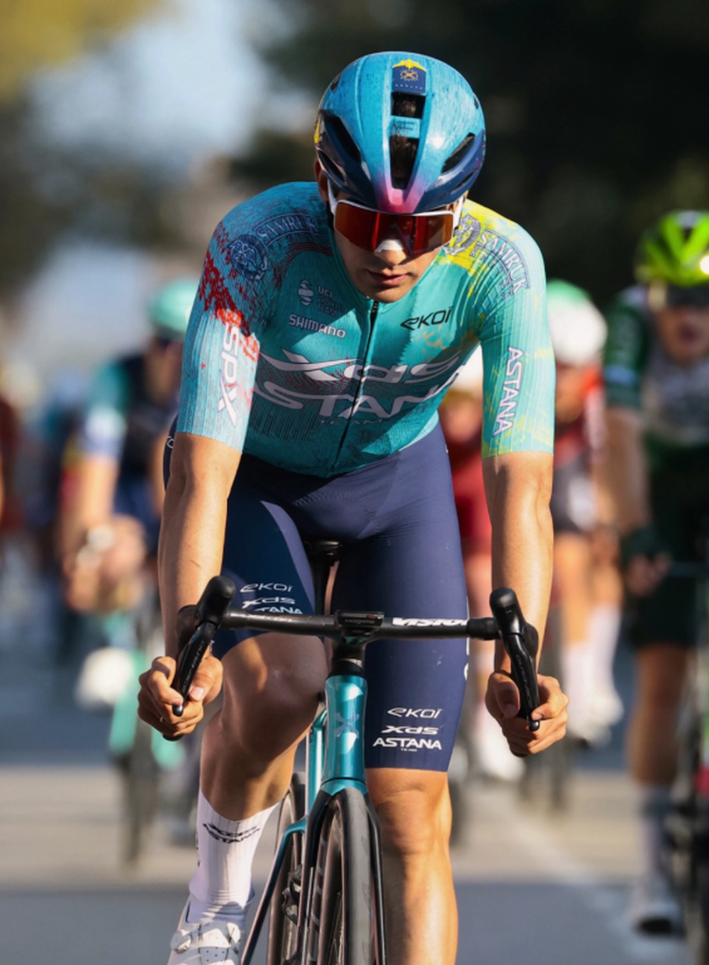 Thomas Silva en XDS Astana en la Volta a Cataluña