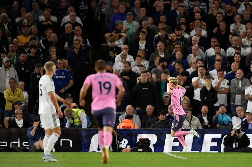 El festejo de Anthony Gordon