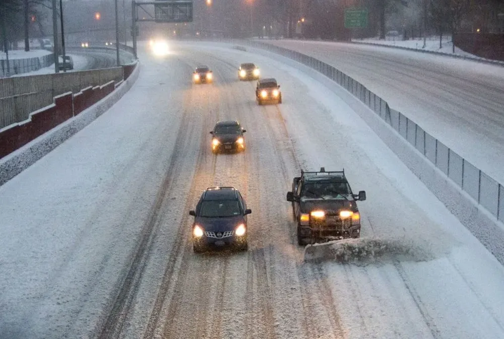 El tráfico en las carreteras interestatales. Aquí, en la zona del Bronx.