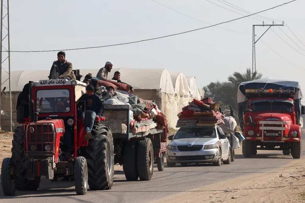 El 90% de la población del enclave palestino ha huido de sus hogares evitando los bombardeos.