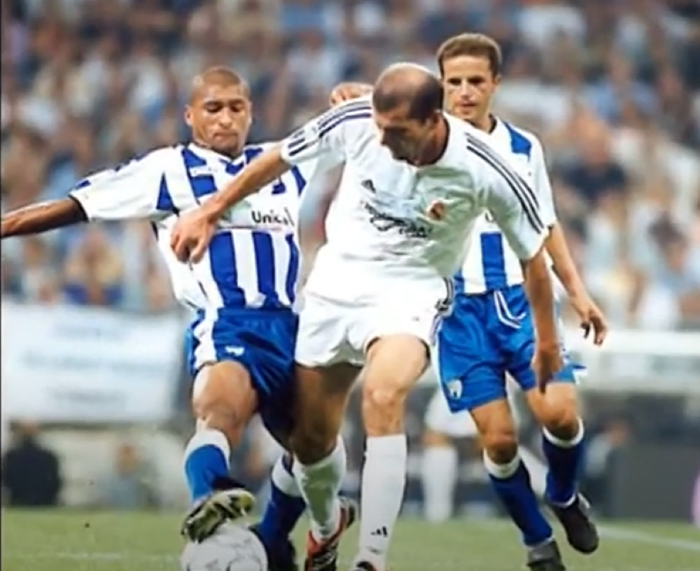 Marcelo Romero el día que marcó notablemente a Zinedine Zidane en un Málaga-Real Madrid