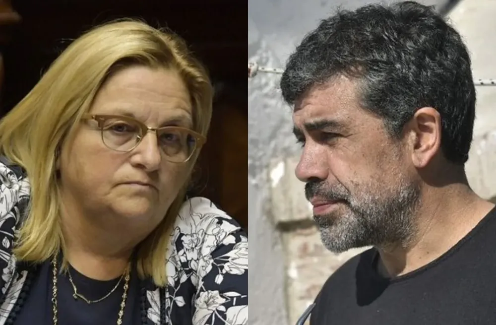Los senadores Graciela Bianchi y Óscar Andrade