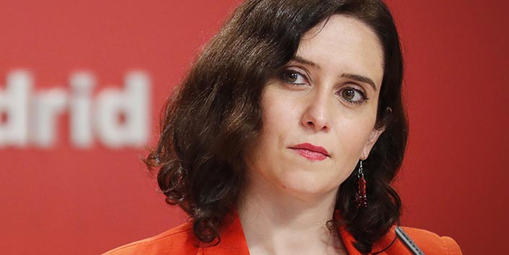 La presidenta de la Comunidad de Madrid, Isabel Díaz Ayuso.