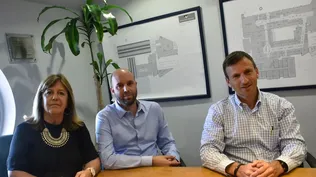 Ana Lecueder, Javier Galli y Pablo Garbarino