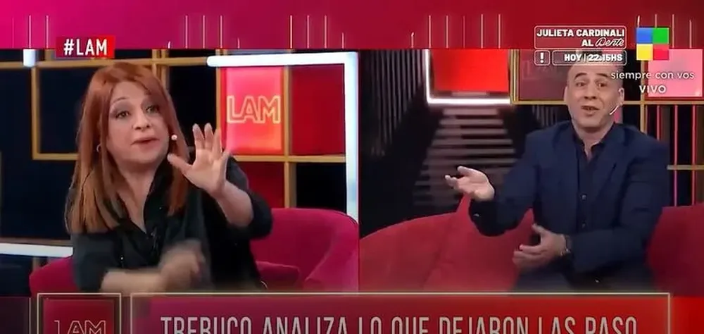 Fuerte cruce entre Marcela Feudale y el Pelado Trebucq por la figura de Javier Milei