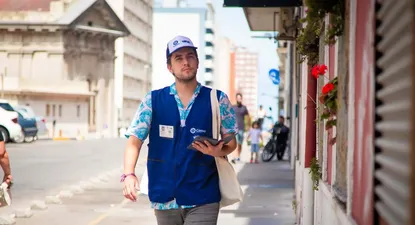 El INE realiza el Censo 2023.