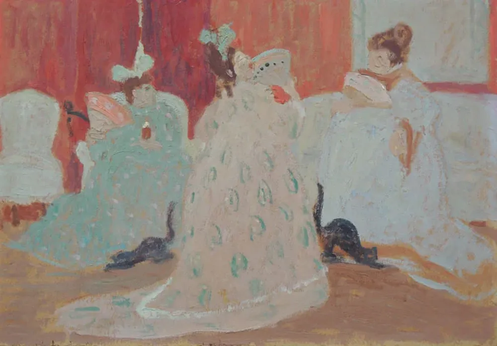 Hastío de verano, un óleo sobre cartón que pertenece a Pedro Figari