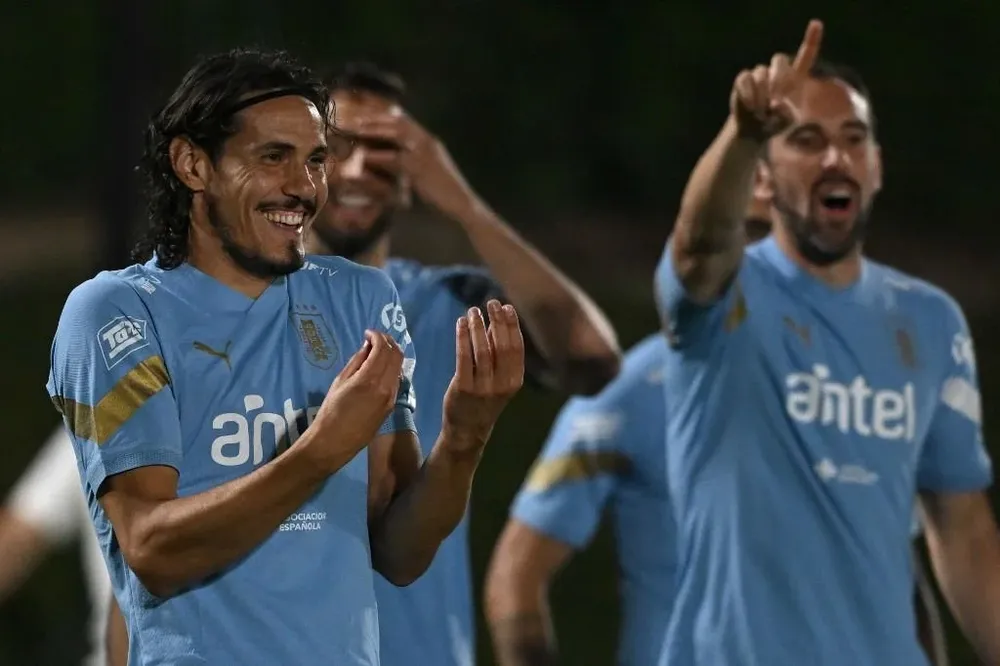 La celestre durante su preparación para el Mundial.