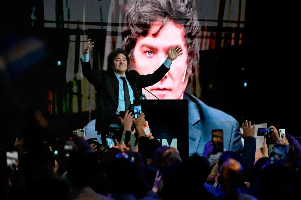 Javier Milei, candiato a presidente por la Libertad Avanza