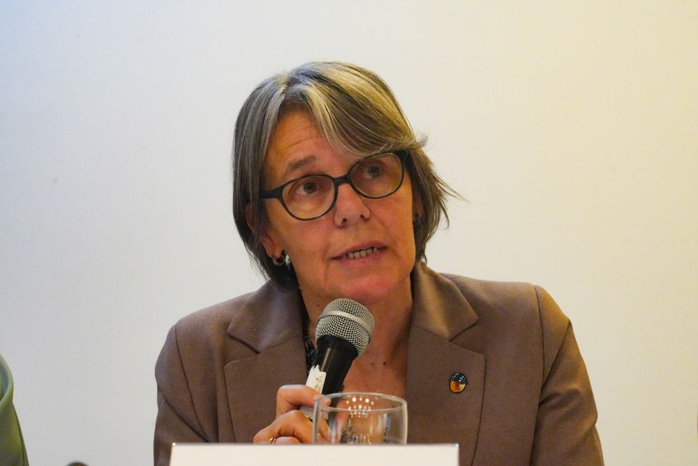 La presidenta de la INDDHH Mariana Mota