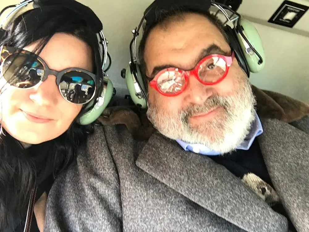 Bárbara junto a su padre, Jorge Lanata