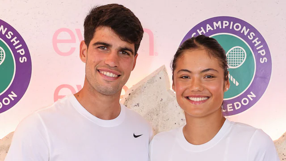 Carlos Alcaraz y Emma Raducanu.