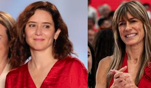 Isabel Díaz Ayuso y Begoña Gómez