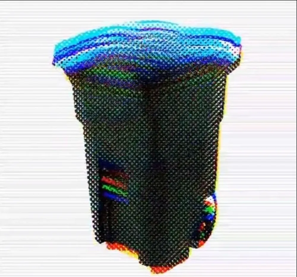 64 gallon toter, obra de arte digital