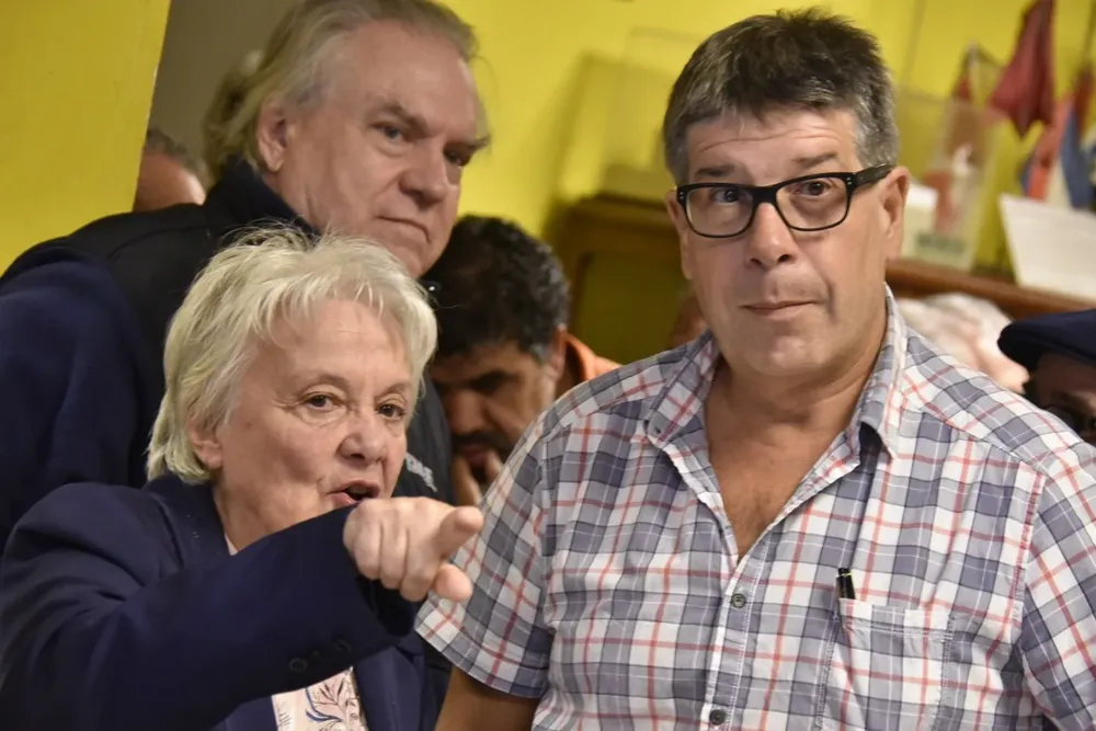 Fernando Gambera, secretario de la Asociación de Bancarios del Uruguay