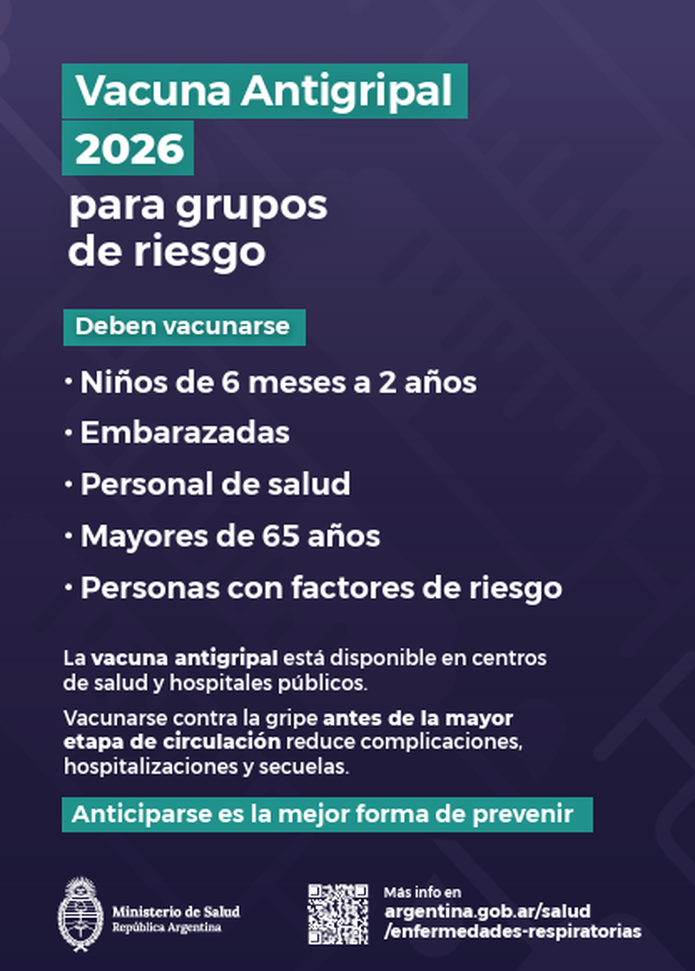 Vacuna Antigripal 2026