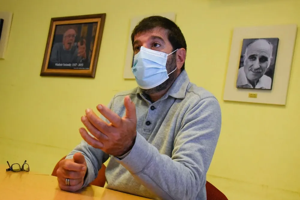 Fernando Pereira, en medio de una discusión interna en el PIT-CNT.