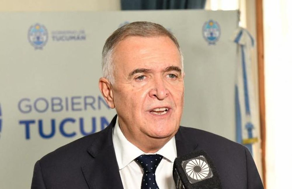 Osvaldo Jaldo, gobernador de Tucumán