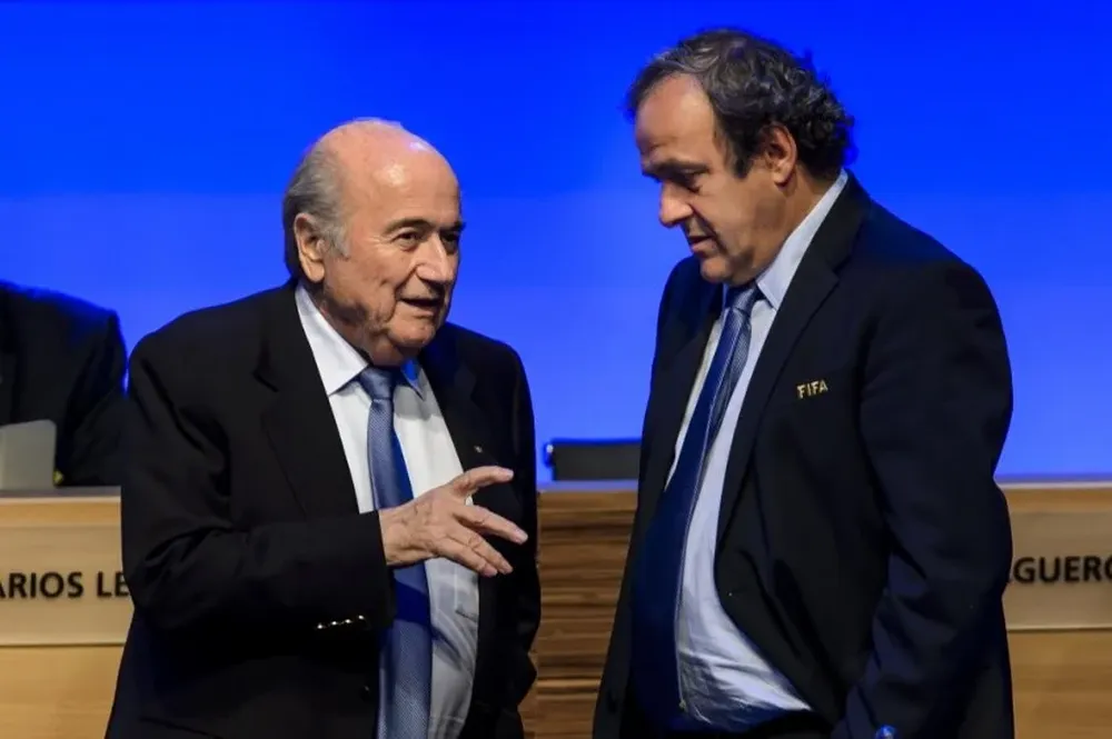 Otros tiempos: Blatter y Platini antes de que estallara el FIFAgate.