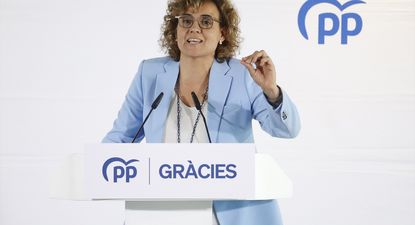 La candidata del PP a las elecciones europeas, Dolors Montserrat.