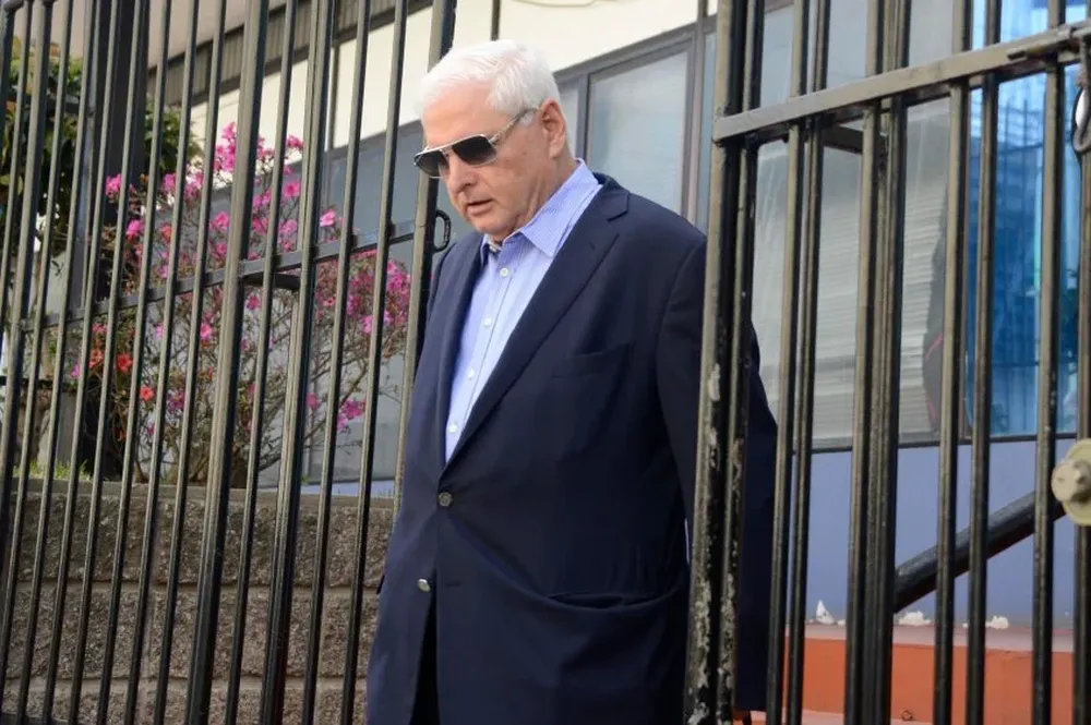 Foto tomada a Ricardo Martinelli en enero de 2015