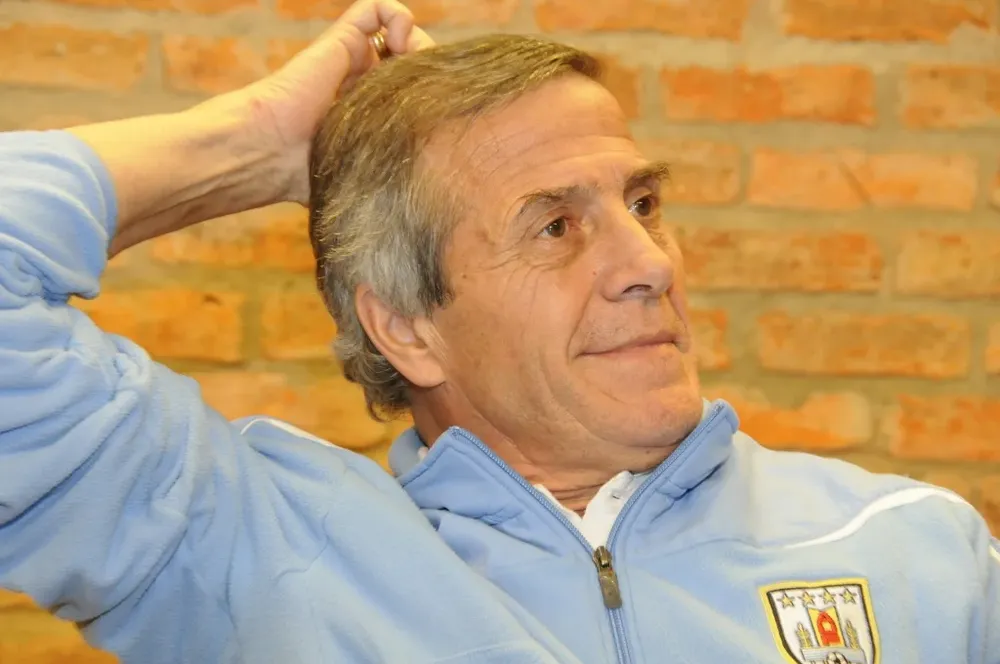 Oscar Tabárez, entrenador de la selección uruguaya