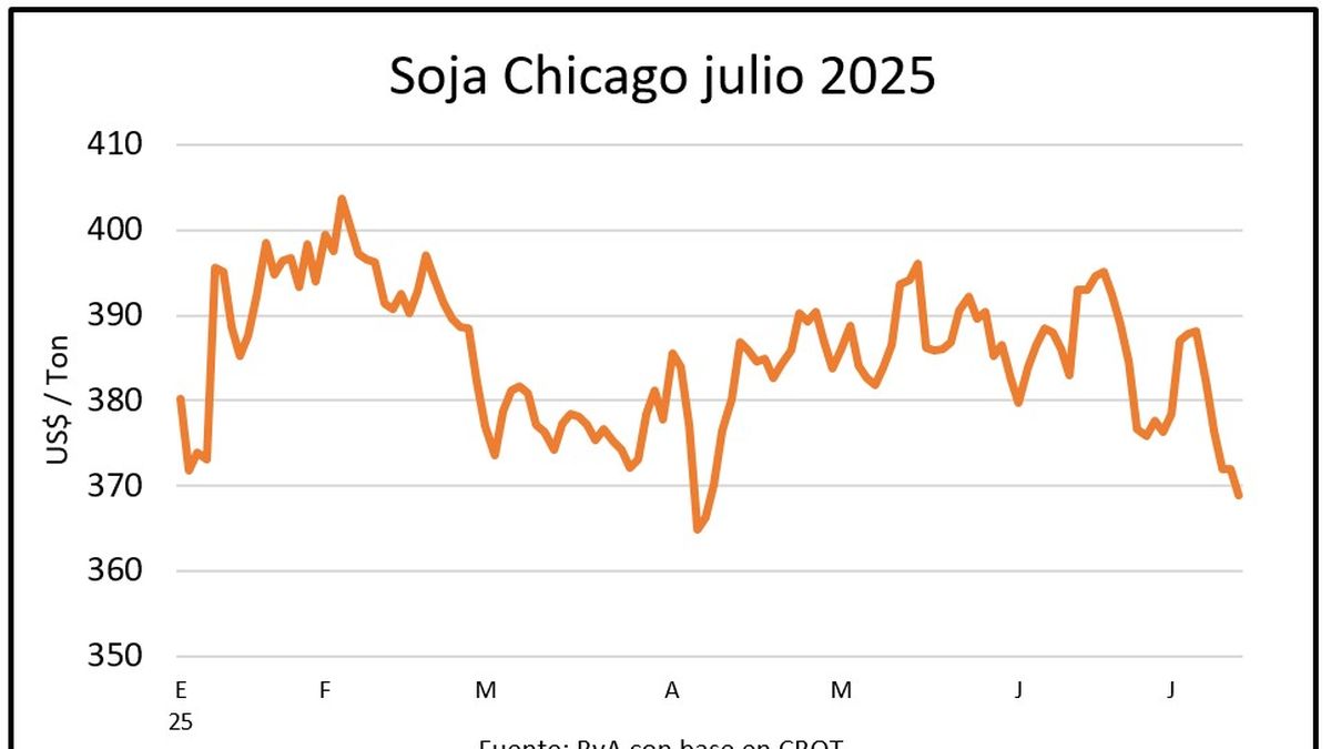 En la Bolsa de Chicago pasó una semana para el olvido en los precios de los granos