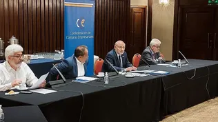 La asamblea de la Confederación de Cámaras Empresariales en el Hotel Radisson.