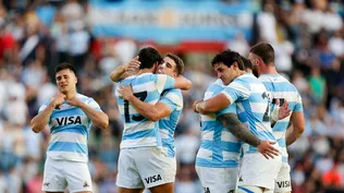 El festejo de Los Pumas